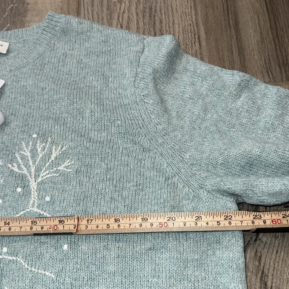 Christopher & Banks Woman’s Holiday Gnome Sweater‎ Crew Neck Long Sleeve NWT XL
